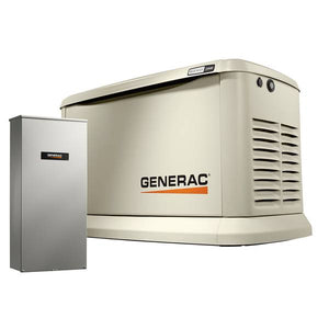 Generac Guardian Series 22kW/19.5kW Home Standby Generator with 200Amp Automatic Transfer Switch