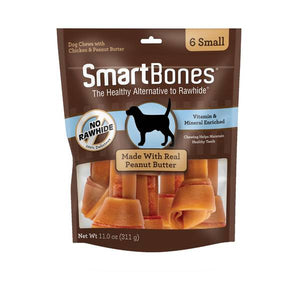 SmartBones 6-Pack Peanut Butter Small Dog Chews