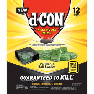 d-CON Bait Station with 12 refills