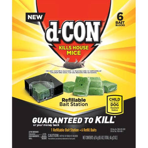 d-CON Bait Station with 6 refills