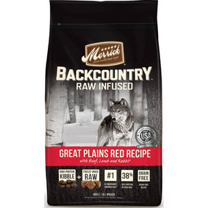 Merrick 4lb Backcountry Great Plains Red Meat Dog Food