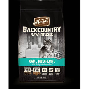 Merrick 22lb Backcountry Game Bird Recipe Dog Food