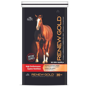 Manna Pro 30 lbs Renew Gold High Performance Equine Nutrition