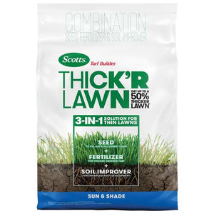 Scotts 12 lb Turf Builder Thick'r Lawn Sun and Shade
