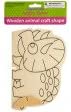 Wooden Animal Craft Shape-Package Quantity,36