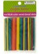 Multi-color Wood Dowel Sticks-Package Quantity,48