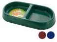 Bulk Buys DI020-72 Plastic Double Sided Cat Bowl - Case of 72