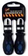 Philips and Slotted Screwdriver Set, Case of 24