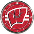 All Star Sports Wisconsin Chrome Clock