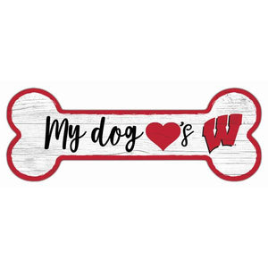 All Star Sports Wisconsin Dog Bone Sign