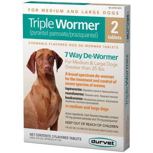 Durvet Triple Wormer 2-Pack Tab