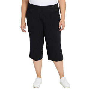 Alfred Dunner Women's Plus Size Allure Clam Digger Capris