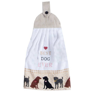 Kay Dee Designs Best Dog Ever Tie Towel