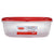 Rubbermaid 2.5 Gallon Rectangle Easy Find Lid Container