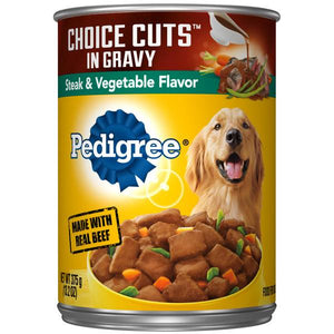 Pedigree 13.2 oz Choice Cuts Steak and Vegetable Dog Food