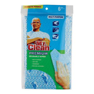 Mr. Clean 6 Count Premium Reusable Wipes