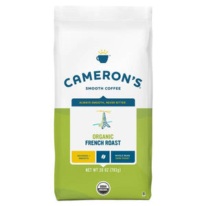 Cameron's Coffee 28 oz Organic French Roast Whole Bean Coffee