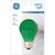 GE 25-Watt A19 Green Party Light Bulb