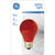 GE 25-Watt A19 Red Party Light Bulb