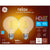 GE 2-Pack 5.5-Watt Relax LED Soft White Dimmable G25 HD Light Bulbs