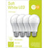 GE 4-Pack 10-Watt Soft White LED A19 Light Bulbs
