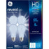 GE 4-Pack 8-Watt Reveal LED Dimmable A19 HD+ Light Bulbs