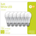 GE 6-Pack LED A19 Soft White 14-Watt Light Bulbs