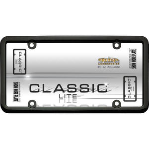 Cruiser Accessories Classic Lite Black License Plate Frame