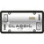 Cruiser Accessories Classic Lite Black License Plate Frame