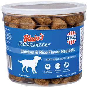 Blain's Farm & Fleet 22 oz Chicken and Rice Flavor Meatballs