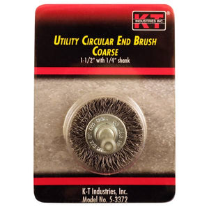 K-T Industries 1.5" Utility Circular End Brush