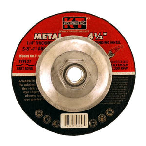 K-T Industries 4.5" Metal Grinding Wheel