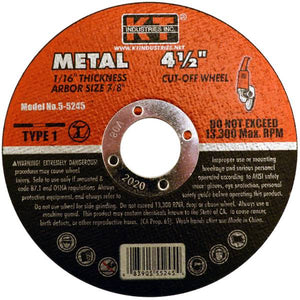 K-T Industries 4.5" Metal Cutting Wheel