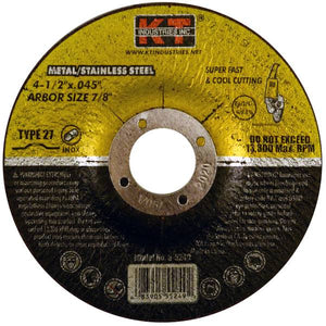 K-T Industries 4.5" Metal/Stainless Steel Cut Off Wheel
