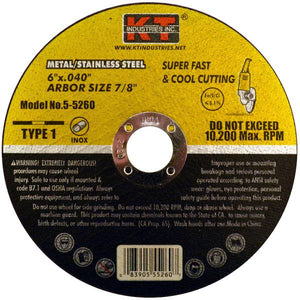K-T Industries 6" Metal/Stainless Steel Quick Cut