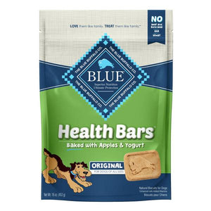 Blue Buffalo Life Protection 16 oz Health Bars Natural Apple & Yogurt Crunchy Dog Treats Biscuits