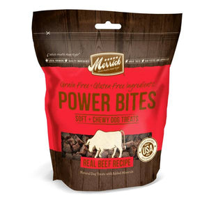 Merrick 6 oz Power Bites-Real Texas Beef Dog Treats