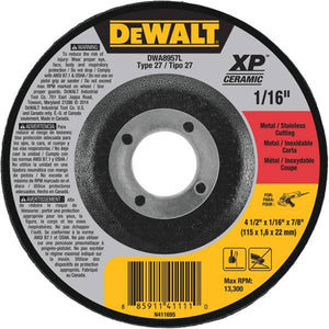 DEWALT 1/16" XP Ceramic Cutoff Wheel