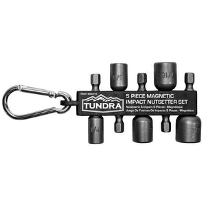 Century Drill & Tool 5 Piece Impact Magnetic Nut Setter