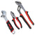 Performance Tool 3 Piece Plier and Wrench Set