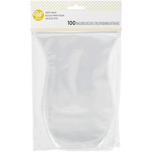 Wilton 100-Count Clear Shaped Party Bags