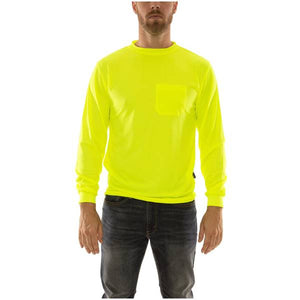 Tingley Men's Job Sight Enhanced Visibility Long Sleeve T-Shirt
