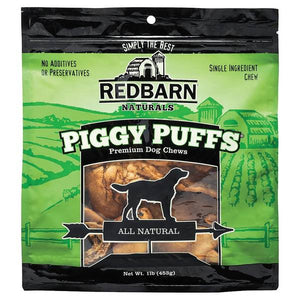 Redbarn 1lb Piggy Puffs Premium Dog Chews