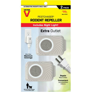 Victor 2-Pack Mini PestChaser with Extra Outlet