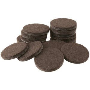 Soft Touch by Waxman 16-Pack 1-1/2" Brown Felt Pads