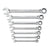 GearWrench 7-Piece 72-Tooth 12 Point Ratcheting Combination Wrench Set
