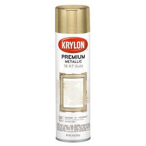 Krylon 8 oz High Gloss Gold Premium Metallic Spray