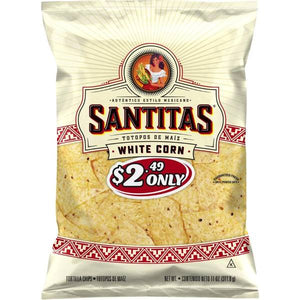 Santitas 11 oz White Corn Chips