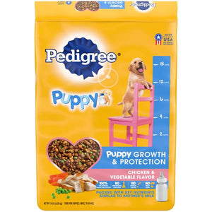 Pedigree 14 lb Growth and Protection Chicken and Vegetable Flavor Puppy Food