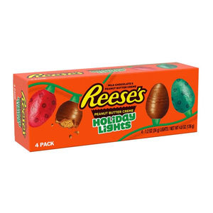 Reese's 4-Pack Milk Chocolate Peanut Butter Creme Holiday Lights Candy